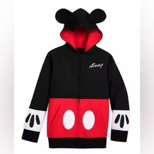 Disney Parks Mickey Mouse Zip Up Hoddie, 24 months